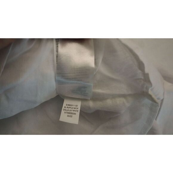 Old Navy Women's Sz M White Sleeveless Ruffle Neck Tiered Midi Sundress - Picture 7 of 12